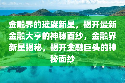 金融界的璀璨新星，揭開最新金融大亨的神秘面紗，金融界新星揭秘，揭開金融巨頭的神秘面紗金華市寶吉環(huán)境技術(shù)有限公司