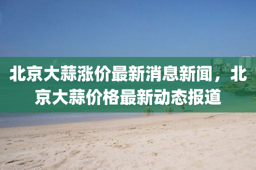 北京大蒜漲價(jià)最新消息新聞，北京大蒜價(jià)格最新動(dòng)態(tài)報(bào)道金華市寶吉環(huán)境技術(shù)有限公司